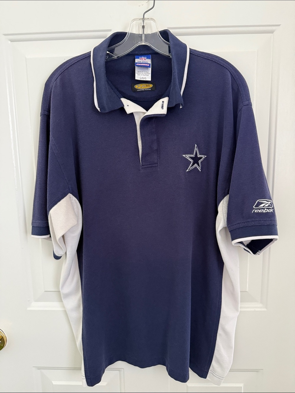 Reebok Dallas Cowboys NFL Team Apparel Men's Polo Shirt - Size Large